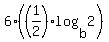 6%2A%28%281%2F2%29%2Alog%28b%2C2%29%29