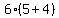 6%2A%285%2B4%29