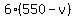 6%2A%28550-v%29