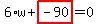 6%2Aw%2Bhighlight_red%28+-90+%29=0