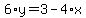 6%2Ay=3-4%2Ax