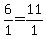 6%2F1=11%2F1