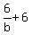 6/b+6