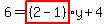6=highlight_red%28+%282-1%29+%29%2Ay%2B4