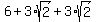 6 + 3*sqrt(2) + 3*sqrt(2)