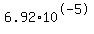 6.92+%2A+10+%5E-5+