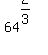 64%5E%282%2F3%29+