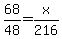 68%2F48=x%2F216
