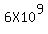 6X10%5E9