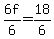 6f%2F6+=+18%2F6