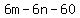 6m-6n-60