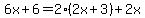 6x%2B6=2%282x%2B3%29%2B2x