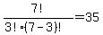 7%21+%2F%283%21+%2A+%287-3%29%21%29+=+35