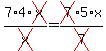 7%2A4%2Across%28x%29%2Fcross%28x%29=cross%287%29%2A5%2Ax%2Fcross%287%29