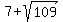 7%2Bsqrt%28109%29