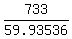 733+%2F+59.93536%29+%2B+%281075+%2F+388.0646%29+=+15