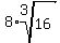 8%2Aroot%283%2C16%29