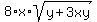8%2Ax%2Asqrt%28y%2B3xy%29