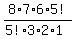 8+%2A+7+%2A+6+%2A+5%21%2F%285%21+%2A+3+%2A+2+%2A+1%29