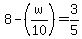 8-%28w%2F10%29+=+3%2F5