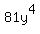 81y%5E4