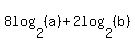 8log%282%2C+%28a%29%29+%2B+2log%282%2C+%28b%29%29