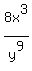 8x%5E3%2Fy%5E9