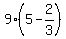 9%285-2%2F3%29