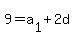 9=+a%5B1%5D+%2B+2d