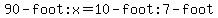 90-foot+%3A+x+=+10-foot+%3A+7-foot