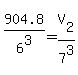 904.8%2F6%5E3=V%5B2%5D%2F7%5E3