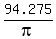 94.275/pi