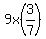 9x%283%2F7%29