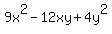 9x%5E2-12xy%2B4y%5E2