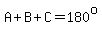 A+B+C=180^o