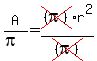 A%2F%28pi%29=cross%28%28pi%29%29%2Ar%5E2%2Fcross%28%28pi%29%29