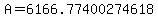 A=6166.77400274618