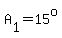 A[1]=15^o