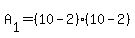 A%5B1%5D+=+%2810-2%29%2A%2810-2%29