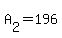 A[2]=196