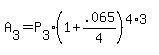 A%5B3%5D+=+P%5B3%5D%2A%281+%2B+.065%2F4%29%5E%284%2A3%29