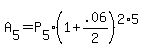 A%5B5%5D+=+P%5B5%5D%2A%281+%2B+.06%2F2%29%5E%282%2A5%29