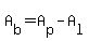 A%5Bb%5D=A%5Bp%5D-A%5Bl%5D