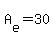 A%5Be%5D+=+30