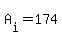A%5Bi%5D+=+174