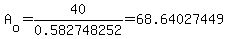 A%5Bo%5D+=+40%2F0.582748252+=+68.64027449