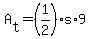 A%5Bt%5D+=+%281%2F2%29%2As+%2A9