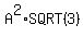 A%5E2%2ASQRT%283%29