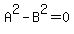 A%5E2-B%5E2=0