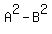 A^2-B^2